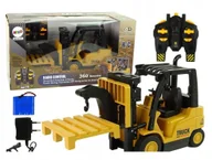 Zabawki zdalnie sterowane - WÓZEK WIDŁOWY R/C ŻÓŁTY - miniaturka - grafika 1