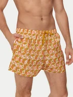 Kąpielówki męskie - adidas Szorty kąpielowe FARM Rio 3-Stripes CLX IR6199 Żółty Regular Fit - miniaturka - grafika 1