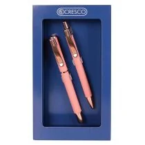 Pióro + długopis Master w etui GB różowy - Przybory szkolne - miniaturka - grafika 1