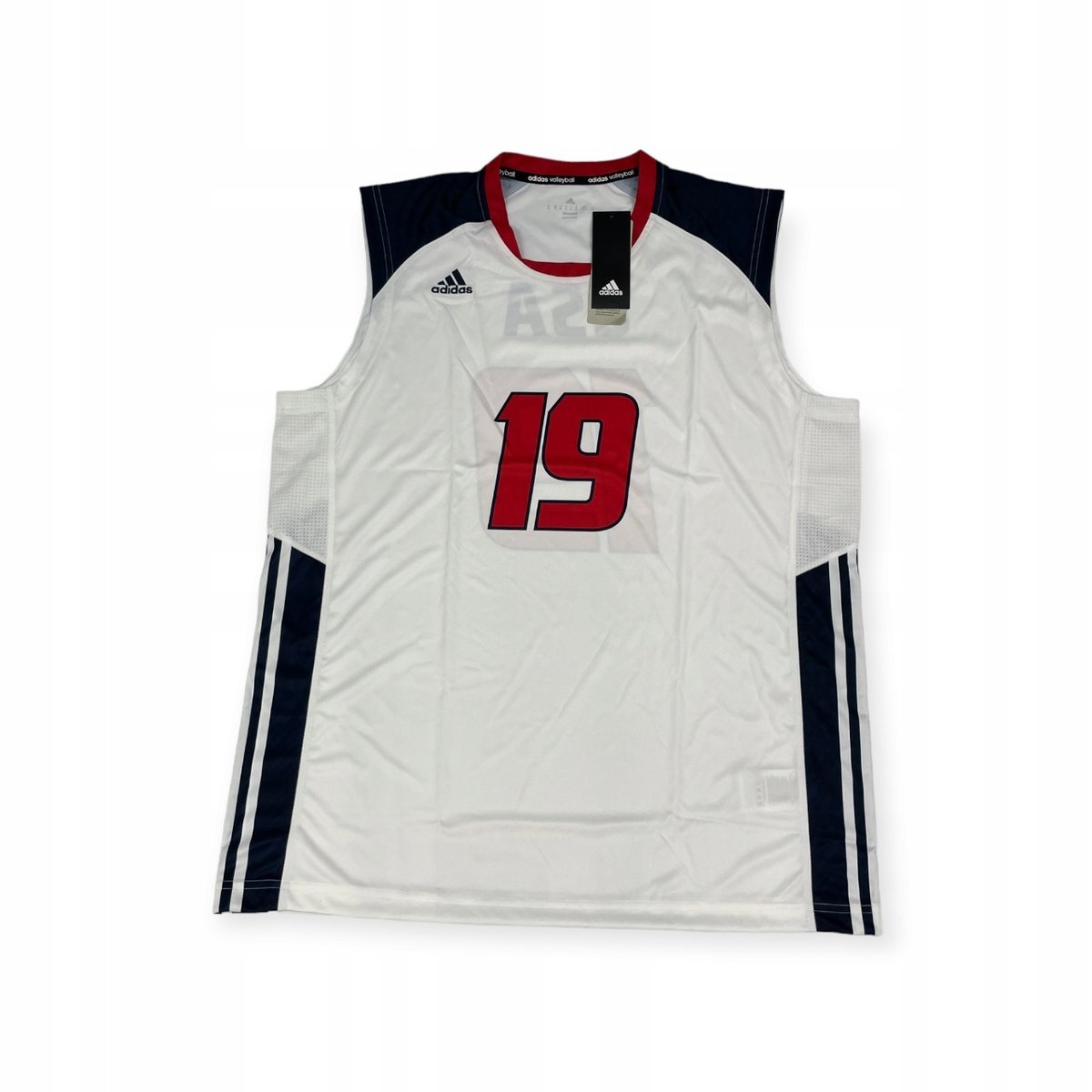 Koszulka bokserka męska USA Adidas Volleyball XL