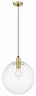Lampy sufitowe - Light Prestige Puerto wisząca duża złota - miniaturka - grafika 1