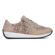 Sneakersy damskie - Sneakers Rieker N1112-62 - miniaturka - grafika 1