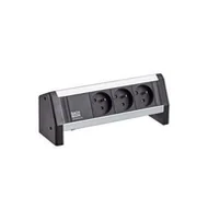 Listwy zasilające - BACHMANN DESK 3xUTE 35 czarny In-Out:GST18 - miniaturka - grafika 1