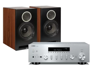Yamaha R-N600A (srebrny) + Debut Reference B6 (czarny) - Zestawy stereo - miniaturka - grafika 1