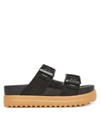 Klapki i japonki damskie - Melissa Klapki Melissa Cozy M Lover Platform Ad M 35977 Czarny - miniaturka - grafika 1