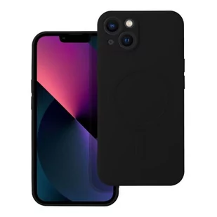 OEM Futerał Silicone Mag Cover Do Iphone 13 Czarny - Etui i futerały do telefonów - miniaturka - grafika 1