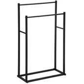 Wieszaki łazienkowe - Wieszak łazienkowy LOFTINSPIRED Tormes 2 ramiona Czarny - miniaturka - grafika 1