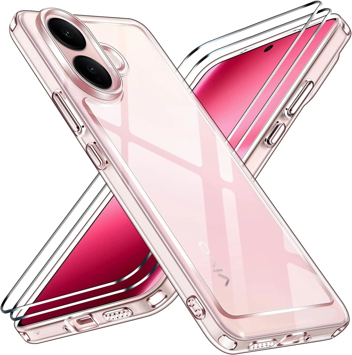 ETUI ZESTAW 2X FOLIA OCHRONNA SZKŁO HARTOWANE ZAMIENNIK DO VIVO V60 LITE 4G