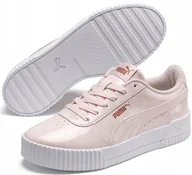 Sneakersy damskie - Buty damskie Carina Patent r.36 różowe sneakersy - miniaturka - grafika 1