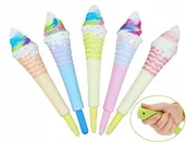 Długopisy - długopisy LODY antystresowe GNIOTKI dla dzieci GNIOTEK do szkoły zabawy - miniaturka - grafika 1