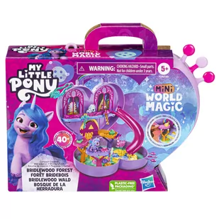 Hasbro, My Little Pony, Mini World Magic Creation Bridlewood Forest, Zestaw przenośny z figurkami i akcesoriami, F5246 - Figurki dla dzieci - miniaturka - grafika 1