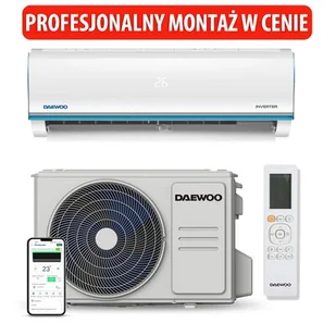 Daewoo Klimatyzator Split SAF18M1WR30 - Klimatyzatory - miniaturka - grafika 1