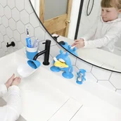 Inne akcesoria do pielęgnacji dzieci - ZESTAW DO MYCIA ZĘBÓW + KLEPSYDRA - PRINCE LIONHEART - miniaturka - grafika 1