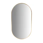 Lustra - HOMLA Lustro wiszące ELORA owalne złote szer. = 50 cm wys. = 90 cm - miniaturka - grafika 1