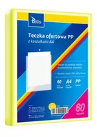 Koszulki na dokumenty - Teczka ofertowa PP 60 koszulek. A4 żółta - miniaturka - grafika 1