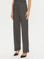 Spodnie damskie - ViCOLO Spodnie materiałowe TS0116 Szary Regular Fit - miniaturka - grafika 1