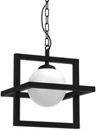 Lampy sufitowe - Wisząca lampa loftowa Diego MLP8568 ball biała czarna - miniaturka - grafika 1