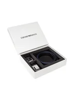 Paski - Emporio Armani Pasek Męski Y4S498 YLP4E 81285 Granatowy - miniaturka - grafika 1