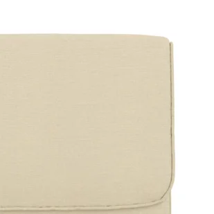 Krzesło wypoczynkowe, kremowe, 55x64x80 cm, obite tkaniną - Krzesła - miniaturka - grafika 5