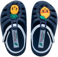 Buty dla dziewczynek - Ipanema dziecięce sandały SUMMER XIV B 83615-BC943 DARK BLUE/LIGHT BLUE 21 - miniaturka - grafika 1
