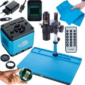 Mikroskopy i lupy - Mikroskop Rosfix MIKROSKOP CYFROWY DO LUTOWANIA JUBILERSTWA KAMERA UHD DUŻA SILIKONOWA MATA - miniaturka - grafika 1