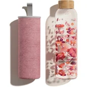 Butelki dla niemowląt - Waterdrop Glass Edition szklana butelka na wodę Relax 600 ml - miniaturka - grafika 1