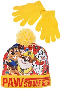 Psi Patrol czapka z rękawiczkami dla chłopca oryginalny komplet rozmiar 52 cm - Czapki damskie - miniaturka - grafika 1