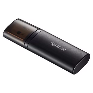 Apacer USB flash disk, USB 3.0, 32GB, AH25B, czarny, AP32GAH25BB-1, USB A, z osłoną - Pendrive - miniaturka - grafika 2