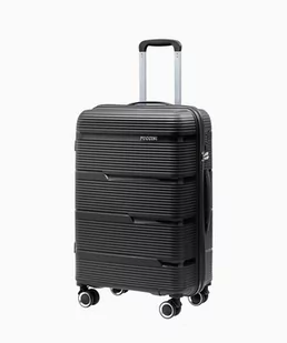 PUCCINI Średnia walizka z polipropylenu czarna - Walizki PUCCINI Średnia walizka z polipropylenu czarna - Walizki - miniaturka - grafika 1