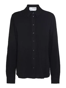 SELECTED FEMME Koszula damska z długim rękawem, czarny, 42 - Koszule damskie - miniaturka - grafika 1