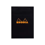 Notesy i bloczki - Blok Rhodia N°13 A6 10,5x14,8 cm, kratka, czarny - miniaturka - grafika 1