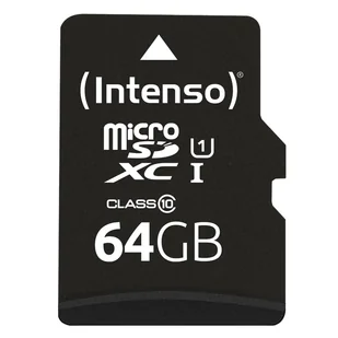 Intenso 3424490 pamięć flash 64 GB MicroSD UHS-I Klasa 10 - Karty pamięci - miniaturka - grafika 1