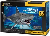 Puzzle - Puzzle 3D 78 elementów Żarłacz biały - miniaturka - grafika 1