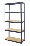 Szafy i regały magazynowe - Regał Helios magazynowy metalowy HGG_180X075X30_5_175 ilość półek 5 nośność 175 kg / Wamar-Sosenka - miniaturka - grafika 1