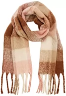 Apaszki i szaliki damskie - VERO MODA Vmivy League Scarf Ga Noos szalik damski, Aztec/Szczegóły: W. Silver Mink + Brzoza + Misty Rose, jeden rozmiar - miniaturka - grafika 1