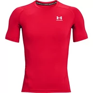 Koszulki męskie - Under Armour Koszulka UA HG Armour Comp SS-RED - L 1361518-600_L - miniaturka - grafika 1
