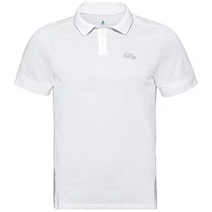 Odlo męska koszulka polo S/S Nikko, biały, xxl - Koszulki męskie - miniaturka - grafika 1