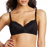 Biustonosze - Maidenform Damski biustonosz Pure Comfort Push-Up bez fiszbin, czarny, L - miniaturka - grafika 1