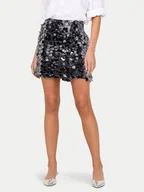 Spódnice - ONLY Spódnica mini Jadel 15336231 Szary Regular Fit - miniaturka - grafika 1