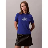 Koszulki i topy damskie - Calvin Klein Jeans T-shirt Regular Fit - miniaturka - grafika 1