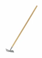 Grabie i motyki - AWTools AW00313 motyka ogrodowa łopatka pazurki z drewnianym trzonkiem - miniaturka - grafika 1