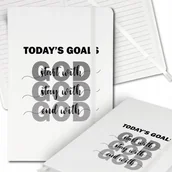 Notesy i bloczki - Notes Biały A5 Notatnik Dziennik z Gumką Linia Chrześcijańskie JEZUS Wzory - miniaturka - grafika 1