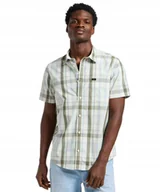 Koszule męskie - Koszula Lee SS BUTTON DOWN 112363900 Concrete Sage L - miniaturka - grafika 1