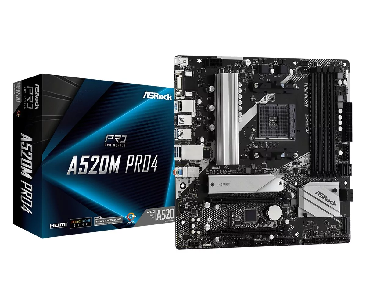 ASRock A520M Pro4