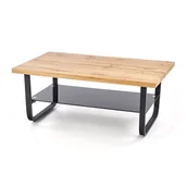 Ławy i stoliki kawowe - Stolik kawowy ława ESPINOZA PROSTOKĄT Halmar DĄB - miniaturka - grafika 1