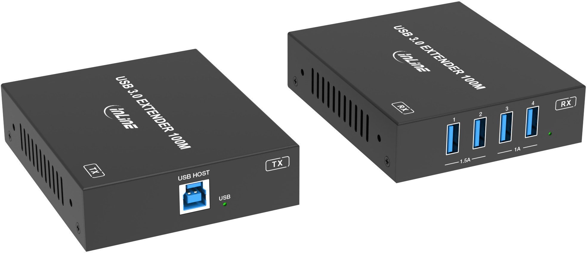StarTech InLine® USB Extender, Cat.6, USB 3.2, 100m, Set