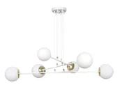 Lampy sufitowe - Emibig Ognis lampa wisząca 6-punktowa biała 967/6 967/6 - miniaturka - grafika 1