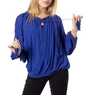 Desigual venecia bluzka damska, niebieski (Azul Imperial 5115), S - Bluzki damskie - miniaturka - grafika 1