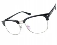 Okulary korekcyjne, oprawki, szkła - Okulary do Czytania Korekcyjne Retro +0.5 - miniaturka - grafika 1
