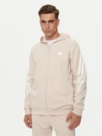 Bluzy męskie - adidas Bluza Future Icons 3-Stripes IR9207 Różowy Regular Fit - miniaturka - grafika 1
